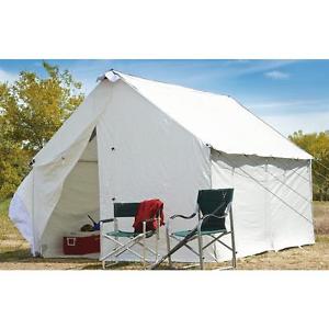 12 X 10 Canvas Tent Frame Floor Weather Treated Outfitter Camp Hunting Cabin
