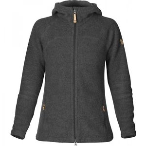 Fjäll Räven Kaitum Fleece warme Damen Fleecejacke dark grey