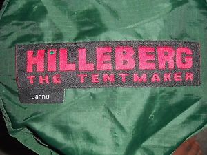 Hilleberg Jannu 2 Person Tent  "Mint Condition"  (Slept in one time).  Footprint