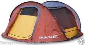 NEW EXPLORE PLANET EARTH SPEEDY 3 POP UP TENT OUTDOOR CAMPING HIKING PERSON LED