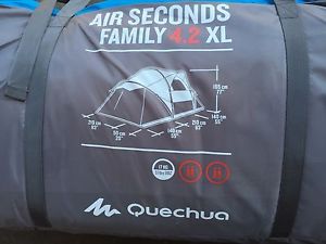 Quechua Air Seconds Family 4.2 XL 4 Man Tent Brand New