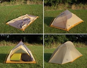 Big Agnes Fly Creek Ul2 2 Person Tent + Diy Footprint