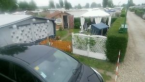 SCHNÄPPCHEN WINTER PREIS Wohnwagen mit Vorzelt Parzelle Grav insel