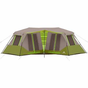 Instant Cabin Tent Ozark Trail 23' x 11'6" Camping 8 Person Green Outdoor