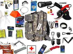 Survival kit backpack First Aid Emergency Rucksack tactical preparedness 5a