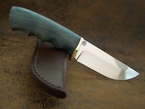BULAT CUSTOM Exklusives Jagdmesser Zlatoust Messer Silberstahl (1.2210) 64-HRC
