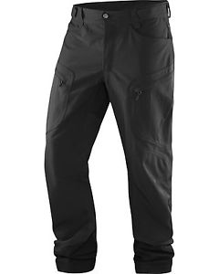 Haglofs Resistente II Montaña Pantalones Negro Verdadero Solid Pierna Corta