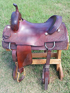 17" Jerry Shaw Cutting Saddle (Made in Texas)
