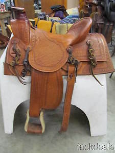 Guffey USA Wade Ranch Saddle 16 1/2" MINT Lightly Used