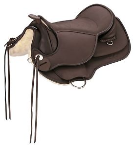 Barefoot Arizona Saddle Treeless Design VPS Horse Friendly Leather Size 2 Brown