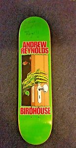 NOS Rare Andrew Reynolds Birdhouse Skateboard Deck Signed