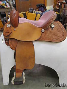 Texas Best American Saddlery Barrel Saddle 15" Wide Lightly Used