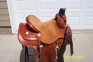 Ralph Shimon TM Roping Saddle 15 inch seat
