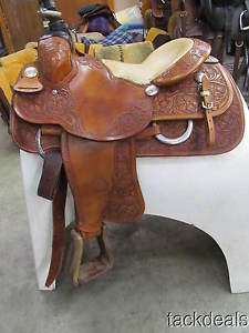 Jody Ramer Billy Cook Classic Custom Roping Saddle 15" NICE Lightly Used