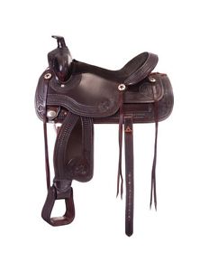 Tough-1 Saddle Dublin Trail 31 Pounds 15 1/2" Dark Oil RK1515