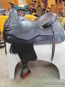 Simco Rusty Taylor Gaited Horse Trail Saddle Black 16" Lightly Used