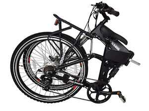 Folding Electric Mtn.Lightweight Bicycle X-Treme Baja 36 Volt Pwr Assist 35 MPH