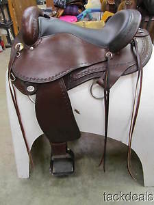 Circle Y Flex 2 Gaited Horse Trail Gaiter Saddle Demo Model 16" Used
