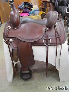 Circle Y Flex 2 Topeka Trail Saddle Used 2X MINT 16"