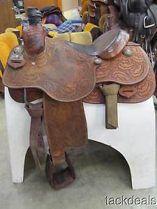 Cactus Stran Smith Edition Custom Roper Roping Saddle 15" Used