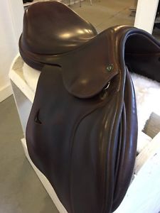 Prestige Boston Premium Leather Close Contact Jumping Saddle 16 1/2 FROM ITALY