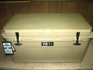 Yeti Tundra 65 Cooler -  Tan Color- New LOOK!!!!!!!!!