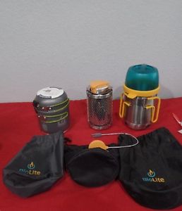 Biolite Wood Burning Campstove & Kettle Pot W/ Extra Powerpot Generator!!