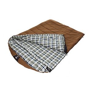Grizzly 2 person Queen Size Sleeping Bag, 90 in Tall 65 in Wide