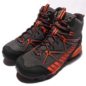 Merrell Capra Venture Mid GTX Surround Gore-Tex Grey Orange Men Outdoors ML35679