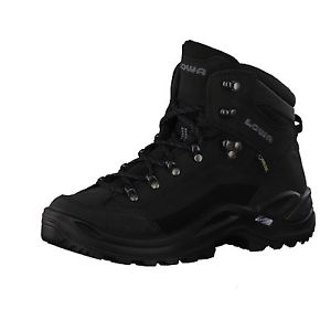 LOWA RENEGADE GTX MID GORE-TEX DAMEN OUTDOOR SCHUHE HIKING TREKKING BOOTS BLACK
