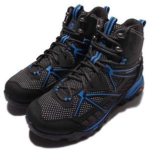 Merrell Capra Venture Mid GTX Surround Gore-Tex Black Blue Mens Outdoors ML35681