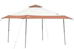 Easy Set Up Canopy Coleman 169 Sq Ft 28mm Steel Frame Hexagon Shape Footed Poles