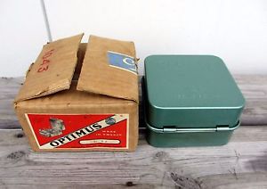 RARE Old Swedish Patented OPTIMUS No 8 Reg 801106 Pat 71018 Military Stove Crome