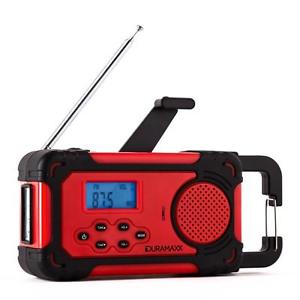 TOP CAMPING RADIO SOLAR KURBEL DYNAMO USB MP3 UKW FM TUNER OUTDOOR TASCHENLAMPE