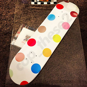 Rare Damien Hirst Supreme Dot Skateboards Decks Boards KAWS MURAKAMI | Board #5