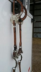 Complete Show Chavez Headstall with Tom Balding Bit and Tory Reins