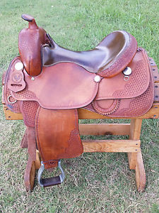 16" Hawkwood Reining Saddle (Made in Texas) Wide Tree Reiner
