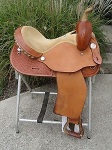 15-1/2" ALAMO Western Horse Barrel Racing Saddle