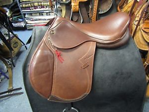 Toulouse Denisse Deluxe Leather saddle Genesis adjustable tree 17.5 seat