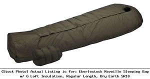 Eberlestock Reveille Sleeping Bag w/ G Loft Insulation, Regular Length, : SR18