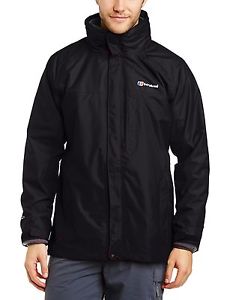 Berghaus Men's RG Gamma 3 in 1 Long Jacket Black/Black/Black Small