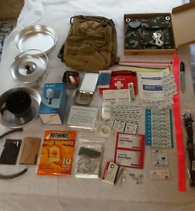 Emergency Preparedness Backpack Essentials Kit Survival Bugout Bag Solar Power