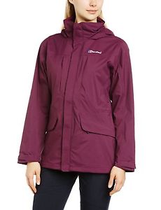 Berghaus Women's Skiddaw Jacket Cerise Noire Size 18