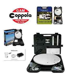 KIT PARABOLA+DECODER SATELLITARE FREE DA CAMPEGGIO C/ACCESSORI COD.559570935