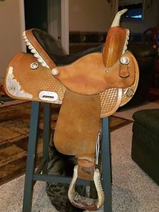 14 inch Gerald Bethune barrel saddle