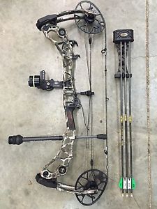 Mathews Halon 6  RH  27" Draw (adjustable)  60-70 LB  Lost XD Camo  LOADED!!