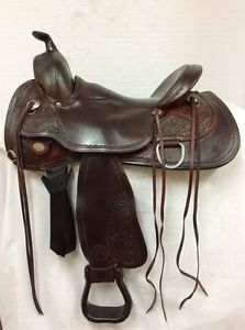 Circle Y 16" Flex Lite Reining Saddle Used #1560 Regular Quarter Horse Bar