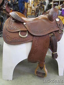 A. Frinta Custom Chuck Klipfel Reinier Reining Saddle Lightly Used
