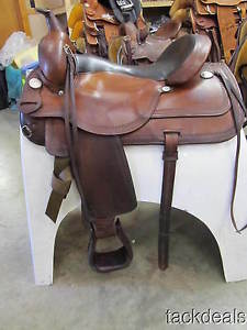 Circle Y Flex Lite Trail Saddle Used 17"