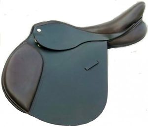 Thornhill Pro Am Jumper Saddle 17" Seat Comes with Full/Wide Horse Gullet